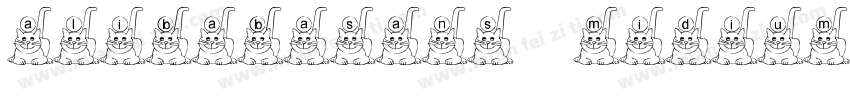 alibabasans midium字体转换